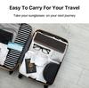Retro Genuine Leather Eyeglasses & Sunglasses Storage Case – Handmade Six-Pair Organizer