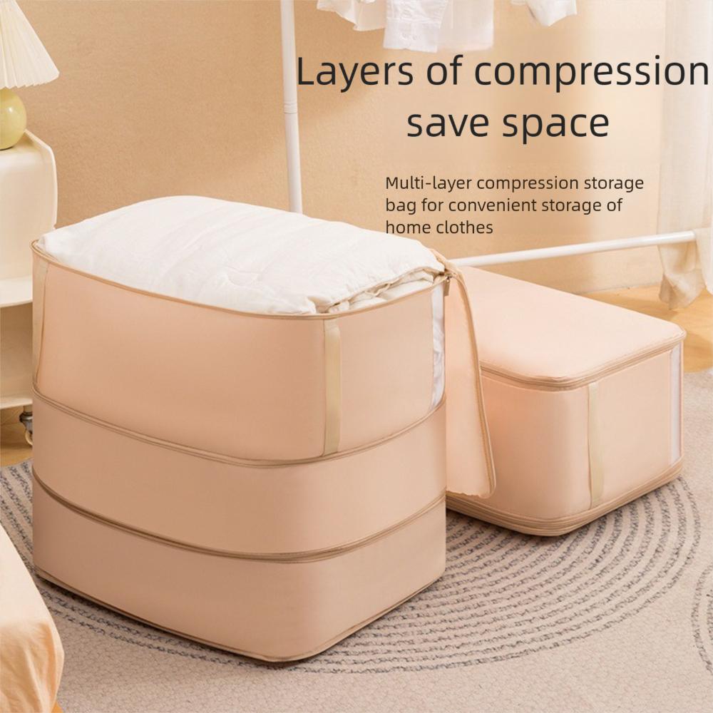 Space Saving Compression Bag 3 Layers Closet Cabinet Organizer Folding storage bag  Clothes