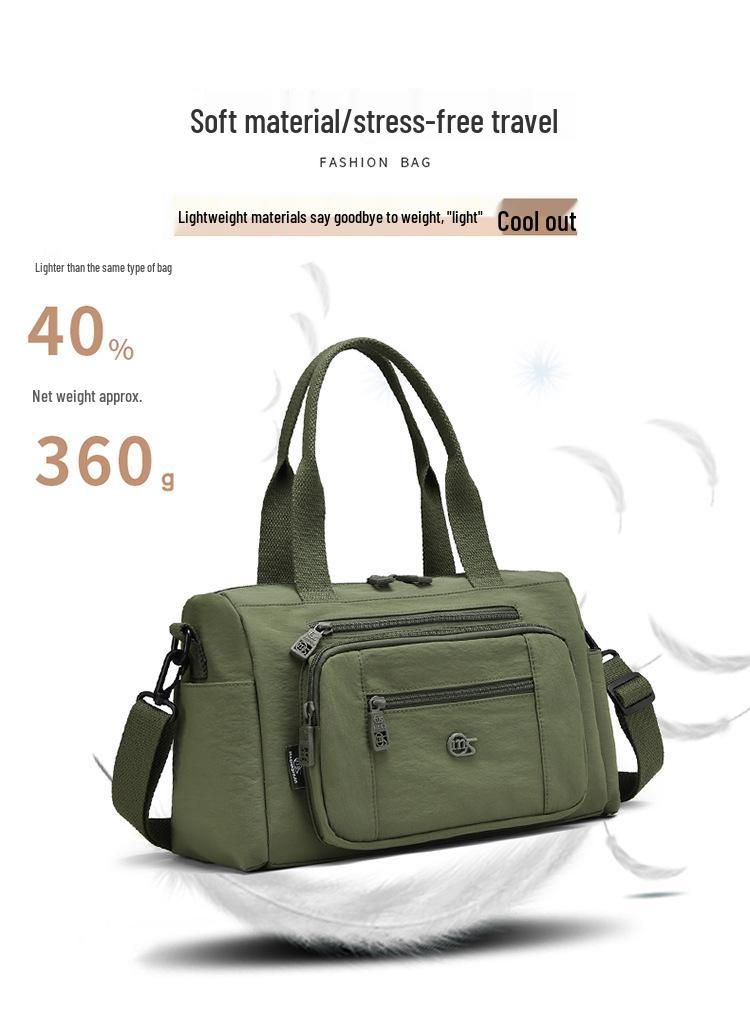 2026 Women's Versatile Lightweight Nylon Crossbody Bag - Wear-Resistant, Large Capacity for Casual Travel