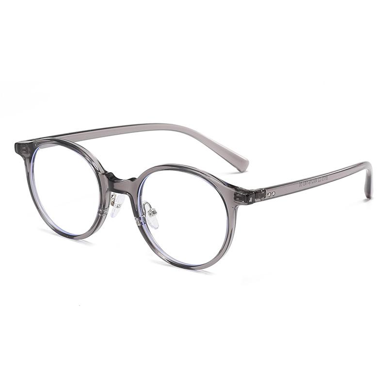 Leopard Frame Round Shortsighted Prescription Lens Eyeglasses TR90 Material Anti Blue Rays Student Minus Diopter Eyeglasses 0 -0.5 -0.75 To -6.0