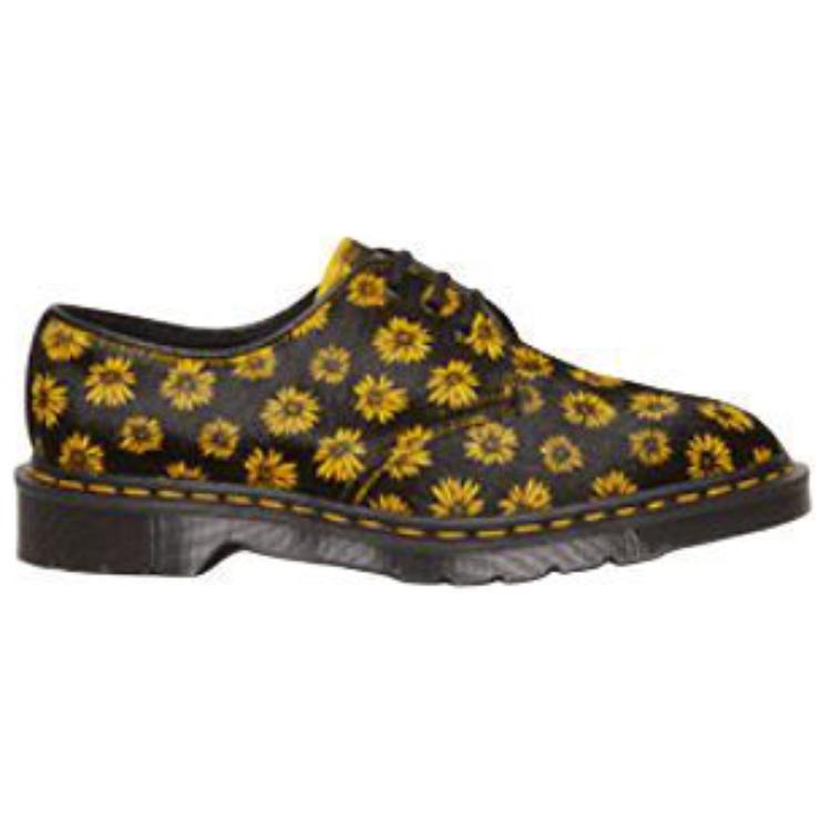 Dr. Martens Lace-Up Round Toe Low-Top Casual Shoes Unisex Sneakers Black 31497946