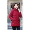 Mid-length Slim-fitting Cotton-padded Clothes, Fashionable and Age-reducing, Versatile Thickened and Warm Cotton-padded Jackets