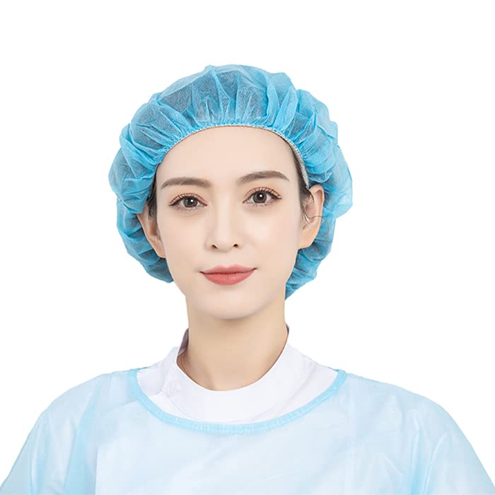 

круглый простой круглый личная гигиена медицинский салон красоты клиент синий [100 штук, 30 г, шапочка, BL] Нетканый материал, водоотталкивающая отделка, шапочка, шапочка, синий