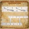 Parallel Ruler Marine Navigation Tool with Clear Scales Parallel Ruler with Brushed Aluminum Arms Nautical Charts Navigation Tools for Boat Ship