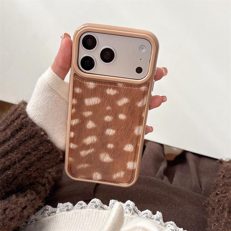 

Winter Plum Blossom Deer iPhone Case for 17/16 Pro Max/15/14 - Creative Design 15 Pro Max