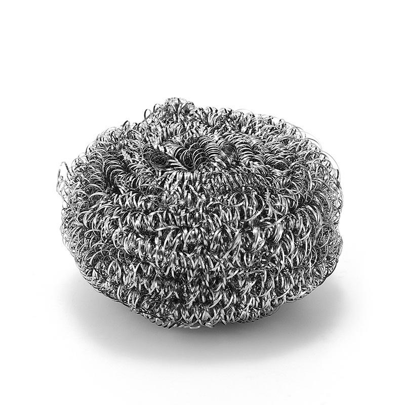 304 Stainless Steel Wire Cleaning Ball - Non-Shedding Stain Remover for Pots and Dishes