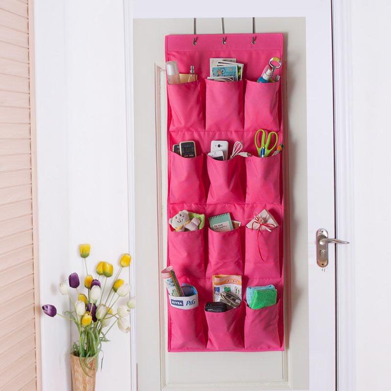 Oxford Material Door Behind Hanging Bag Storage Wardrobe Home Wall Organizer