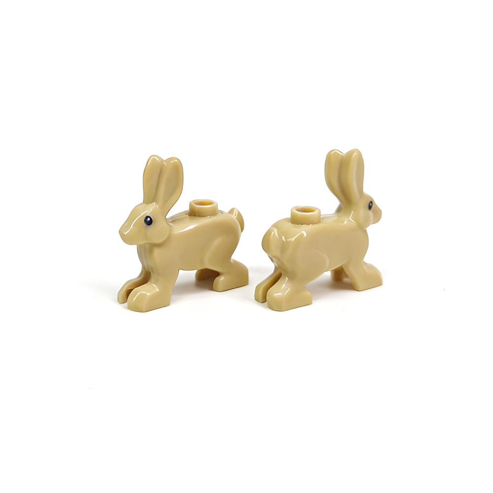 DIY-Teile mit Tierdruck: Ziege, Möwe, Pinguin, Fisch, Schaf - Kompatibel mit MOC Bausteinspielzeug