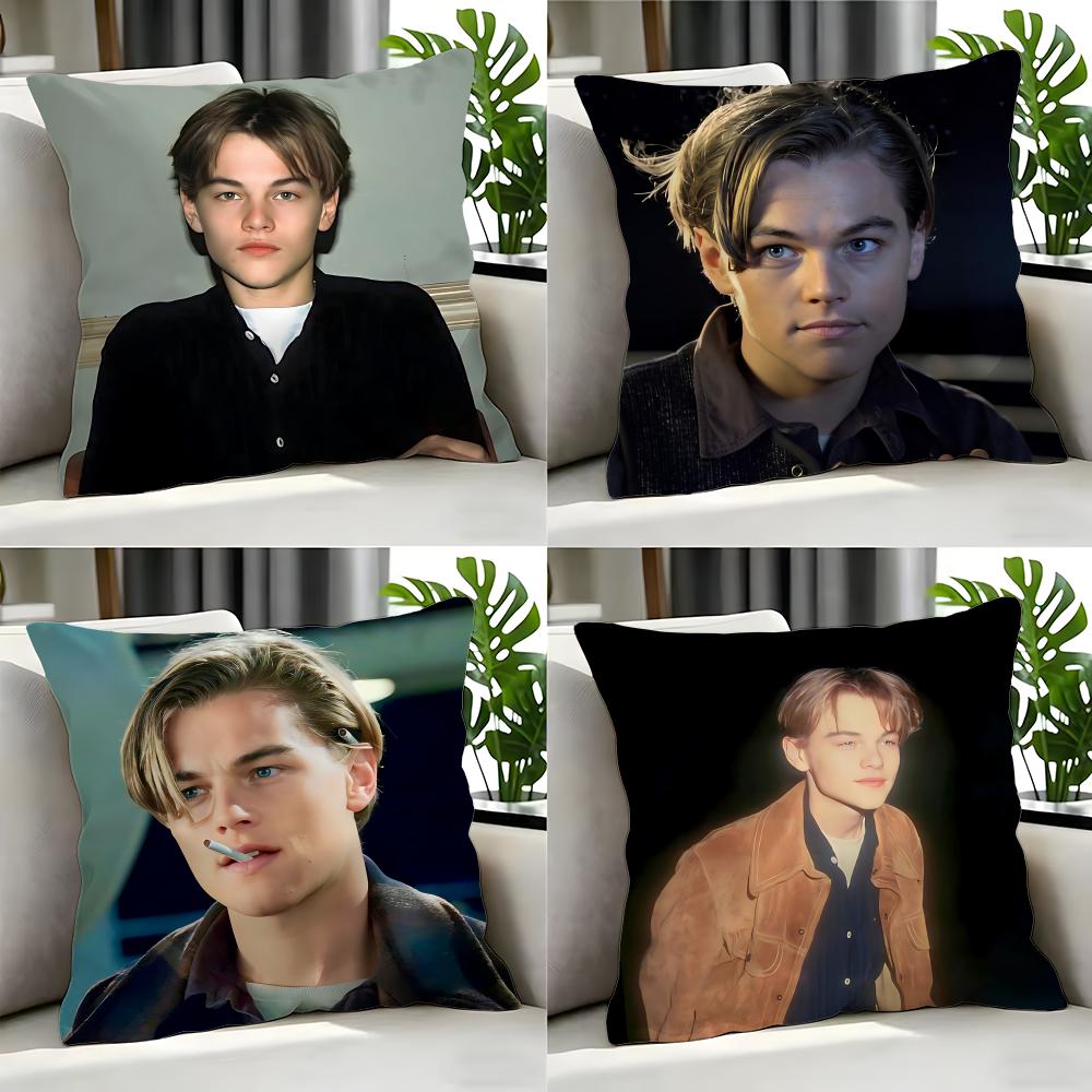 movie Leonardo DiCaprio Cushion Cover Cushion Cover Set Pcs x x x Pillowcase Decorative Sofa Home Decor