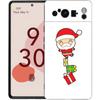 Weihnachtsmann-Telefonhülle für Google Pixel 8 7 6 Pro 6A 7A 5G, weiches Silikon, stoßfestes TPU, schwarze Abdeckung, TPU-Fundas