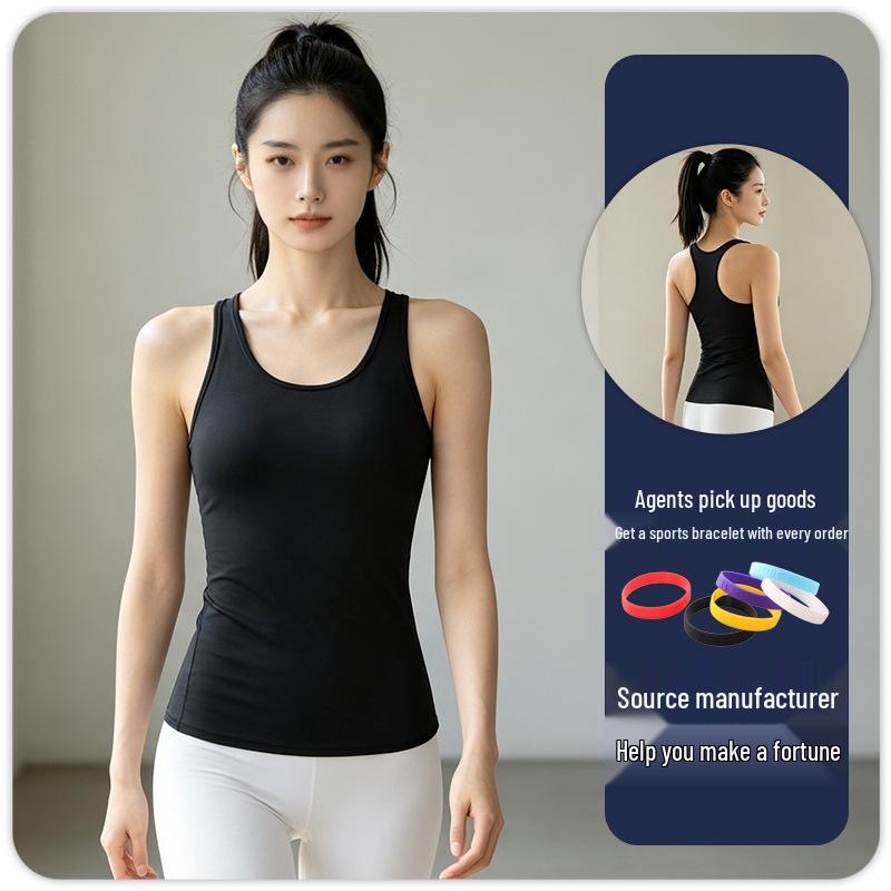 Women's Yoga Camisole - Sleeveless, Form-Fitting Sports Vest for Running and Layering