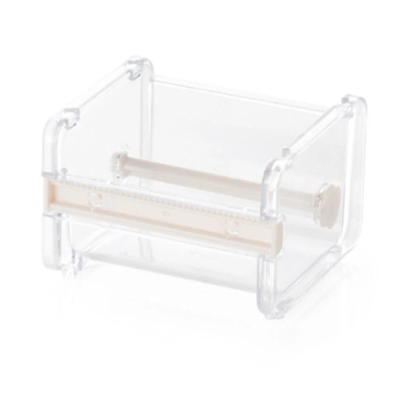 

Stackable Tape Dispenser Transparent Design Tape Holder Creative Washi Tape Cutter Stationery School Supplies Office Supplies