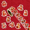 300 Sheets/Roll Cartoon Horse Label Decal Red Envelope Decor Stickers Chinese New Year Decorative Stickers DIY Party