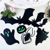 9pcs Ghost Halloween Hanging Decoration Luminous Door Window Decorations Bat Wall Stickers  Indoor