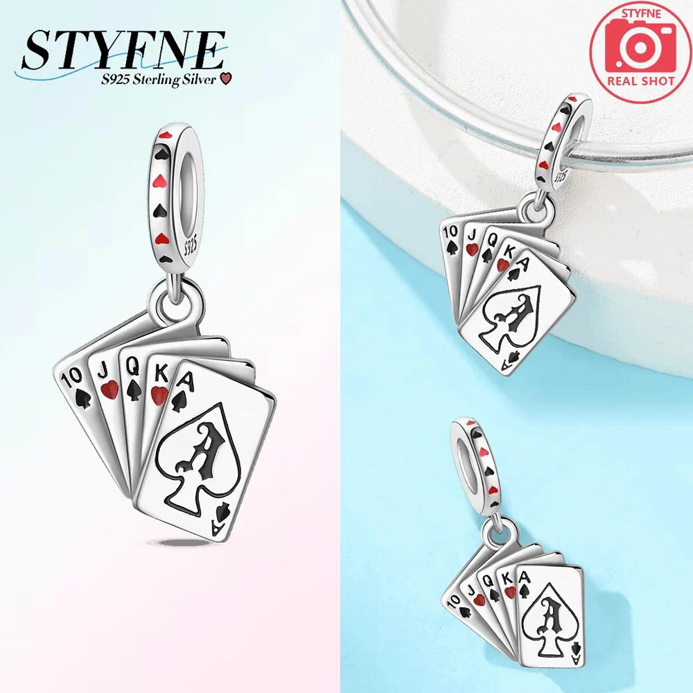 Charm Beads Plata Originales Spades A Jokers Beads For Charms Copper Wrist Bracelet Beads Jewellery Crafting Women'S Gift Idea