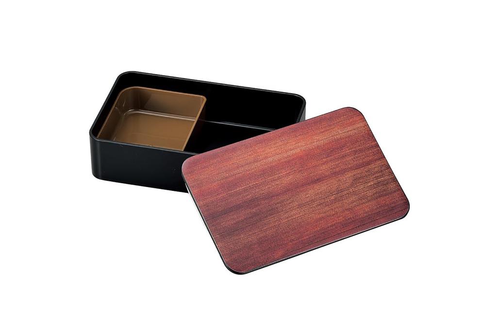 Tatsumiya GRAIN Lunch 30449 Single-Tier Box, Rosewood, 800g,