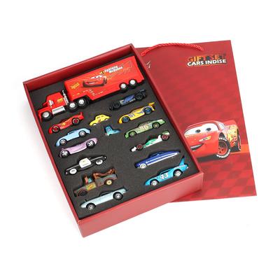 15 ks Pixar Cars Dárková krabička Kovové odlévané Mater Blesk McQueen Jackson Strýc Náklaďák Model auta Hračka Pro kluky Vánoční hračky