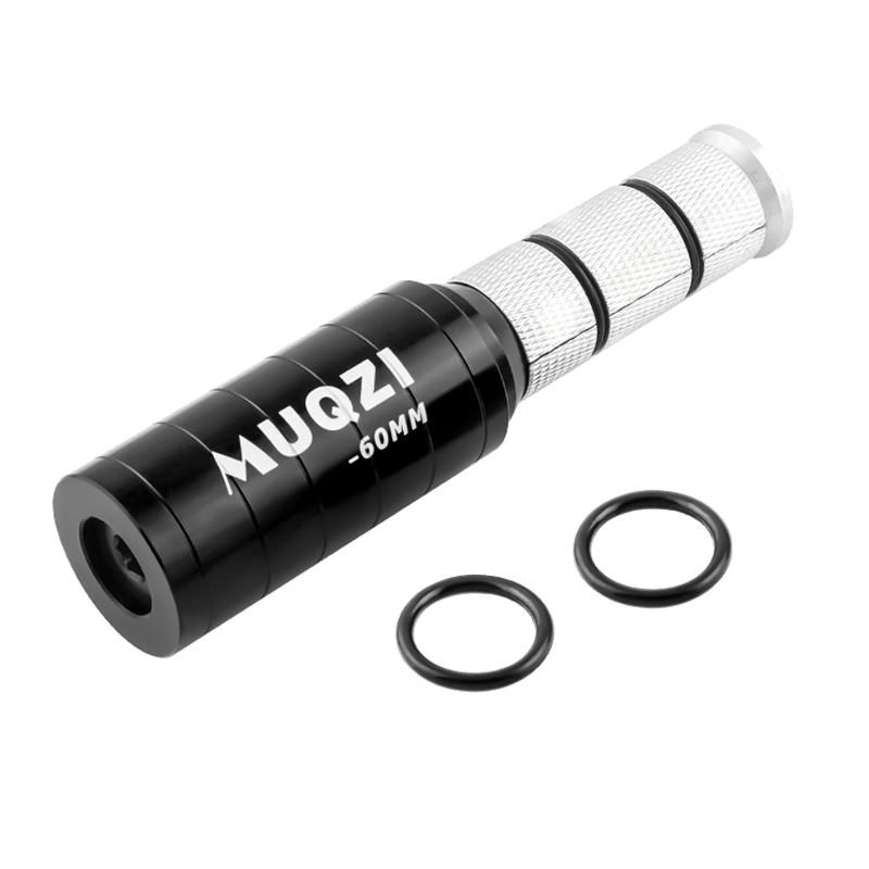 MUQZI Fork Stem Extender 60mm Bicycle Aluminum Alloy Adjustable Handlebar Stem Riser Head Up Extension Adapter чёрный