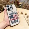 The Culture of the American Flag Phone Case For iPhone 17,16,15,14,13,12,11 Plus,Pro Max,XS,Colorful Silver Black Cover