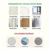 Adhesive Spray Bottle Hook Wall Hooks Without Nails, Adhesive Hooks for Bathroom and Kitchen, Curtain Rod Hooks