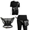 Streetwear Pu Punk Style Small Crossbody Bag For Women And Men