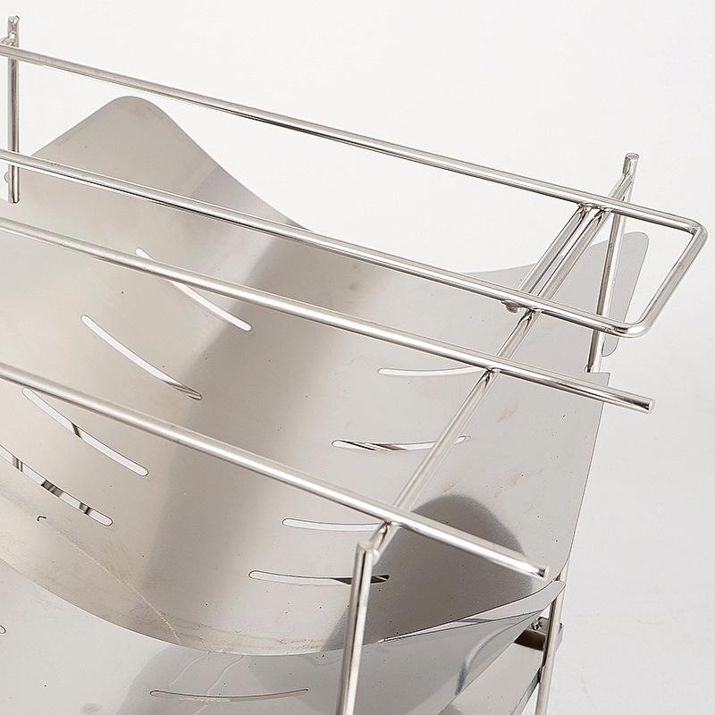 Ultra-Light Foldable Portable Barbecue Fire Pit and Stove