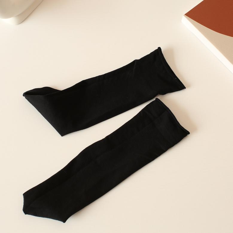 

DIMANAF 2023 Осенние женские носки Вязание Мода Цветочный узор Повседневный Средний Чулок 22