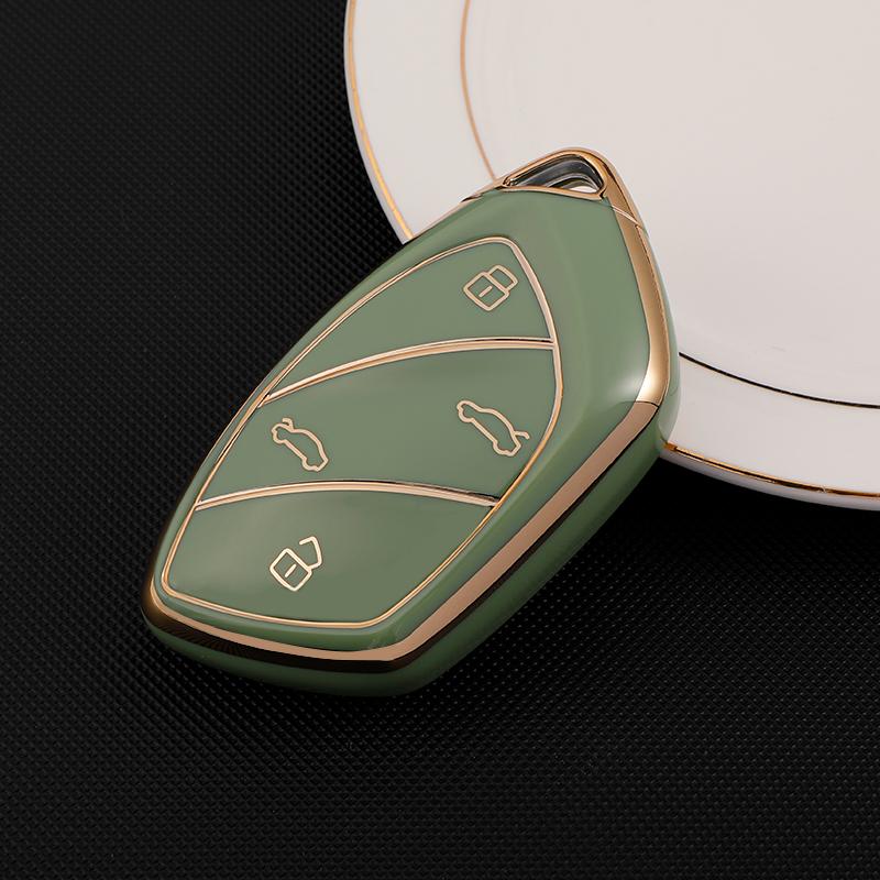 TPU Car 4Button Key Case Cover Remote for Roewe  X 2018 Auto Protection Key Holder Shell Fob Bag Accessories