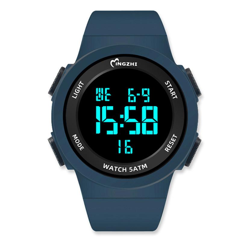 Top Brand New Sports Luminous Electronic Watch Chronograph Swimming Multifunctional Student Electronic Watch for Men