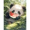 Panda Full DIY 5D Round Drill Gem Art Diamond Painting Kits for Adults/Beginners Gift Idea Home Decor Diamond Painting Gem Art
