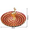 Fruits Serving Tray Peacock Fruit Bowl Snack Dish Cookie Appetizer Bowl Decorative Dry Fruit Bowl for Home Holiday Decoration