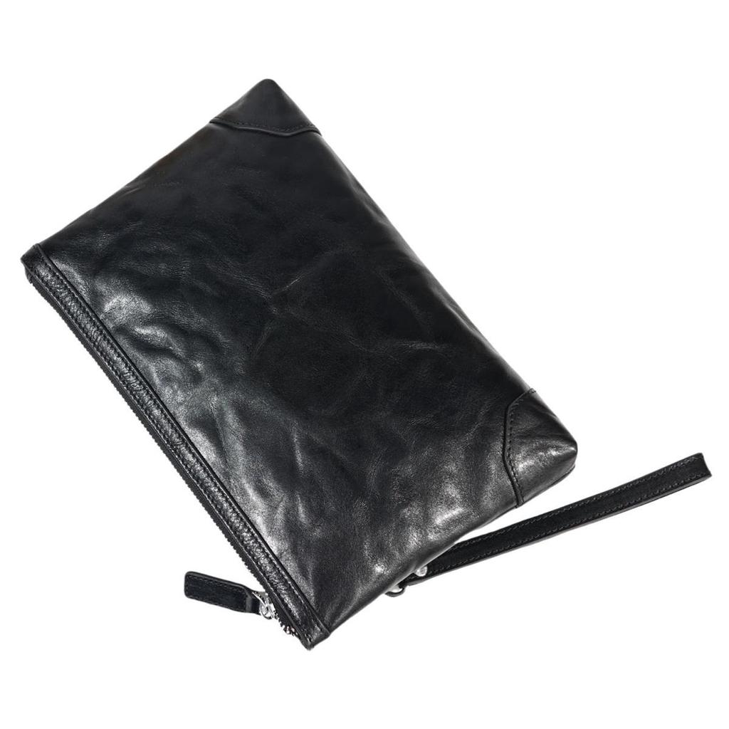 Herren Umschlagtasche aus Rindsleder mit großem Fassungsvermögen - High-End Design Handtasche