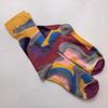 French Artistic Oil Painting Series: Colorful Trendy Mid-Calf Cotton Socks for Women