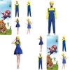 Halloween Cosplay Costume For Kids And Adults Super Mario Outfit In Various Colors