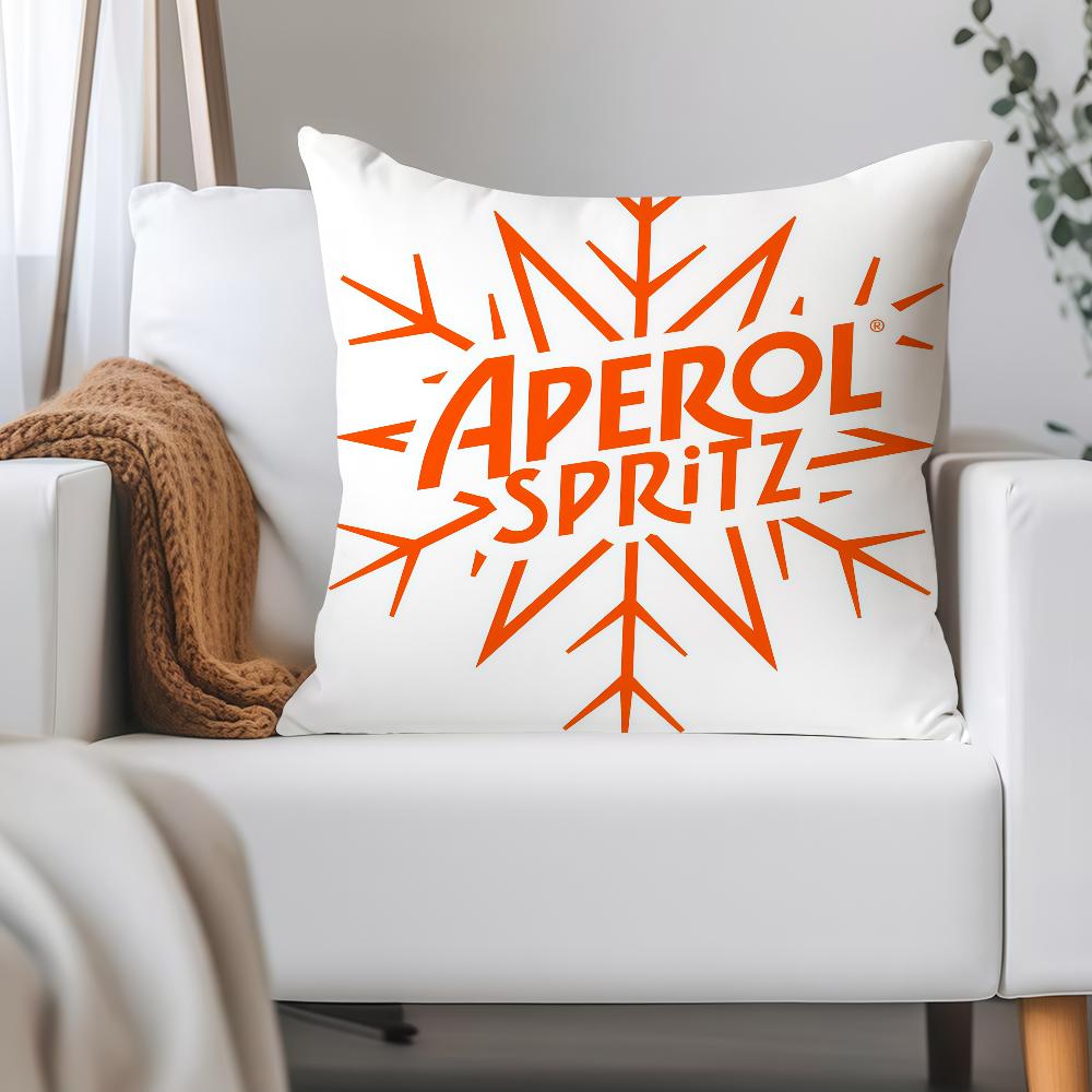Aperols Spritz Flannel Pillow Case Applicable Space For Guest Rooms Interiors Cars Office House Decoration