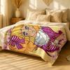 Cartoon Candy Candy Cute Blanket For Soft Warm Knee For Bedroom Living Room Bed Sofa Camping Picnic Office Gift