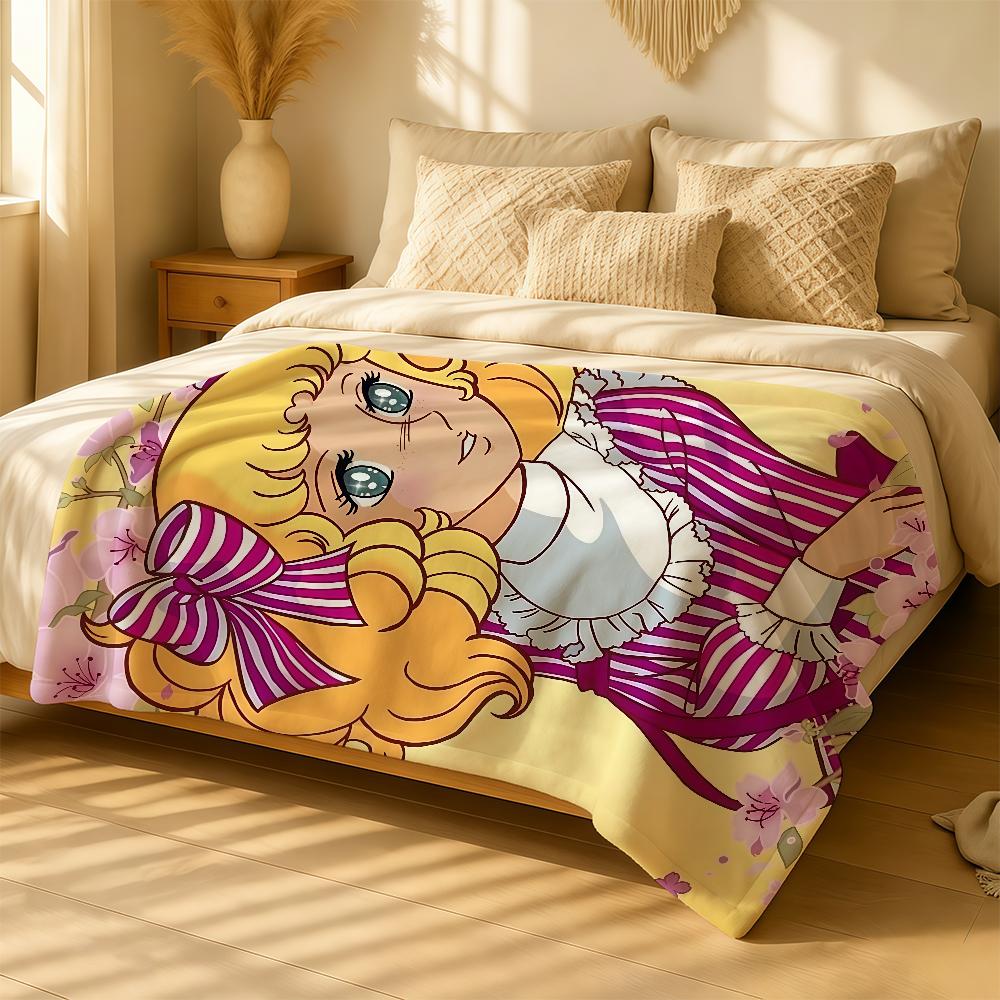 Cartoon Candy Candy Cute Blanket For Soft Warm Knee For Bedroom Living Room Bed Sofa Camping Picnic Office Gift