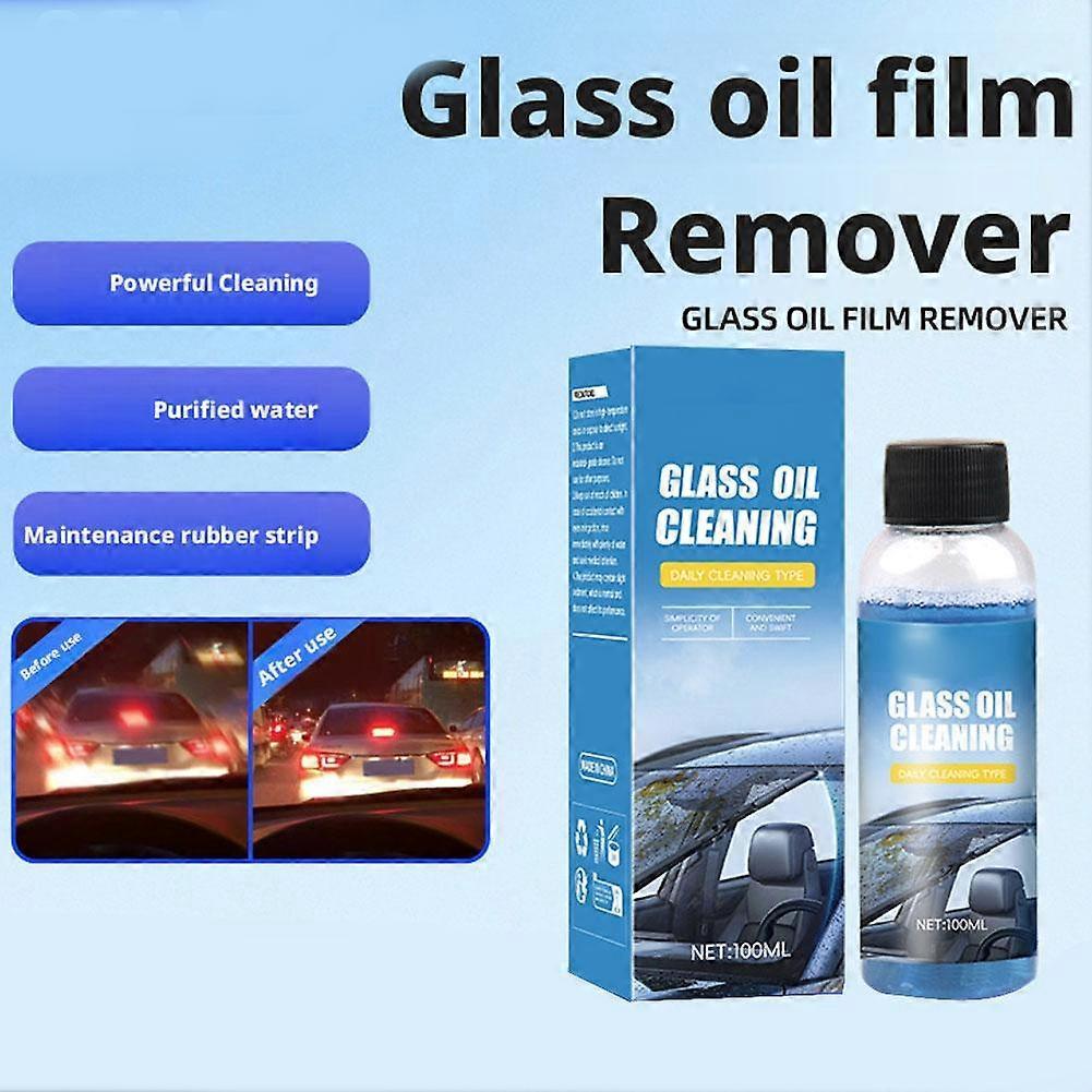 Car Glass Oil Film Cleaner Removal Cream Paste Windshield Water Spot R Emover