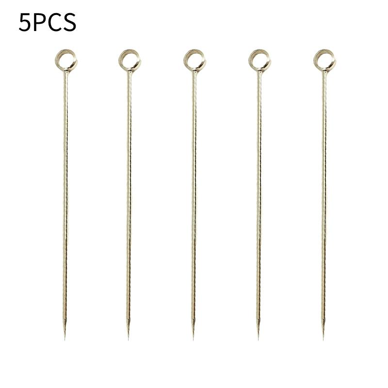 5-10Pcs Creative Stainless Steel Cocktail Picks Martini Picks Juice Decoration Picks Bar Bartending Tools Kitchen Accessories