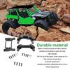 RC Front Rear Bumper Mount Servo Mount Set Aluminum Alloy Bumper Mount Servo Mount for   1Celsius10 RC Crawler Car