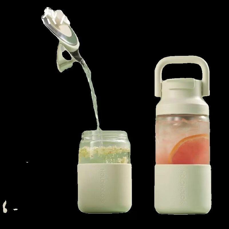 HOLOHOLO Portable Tea Infuser Glass Bottle