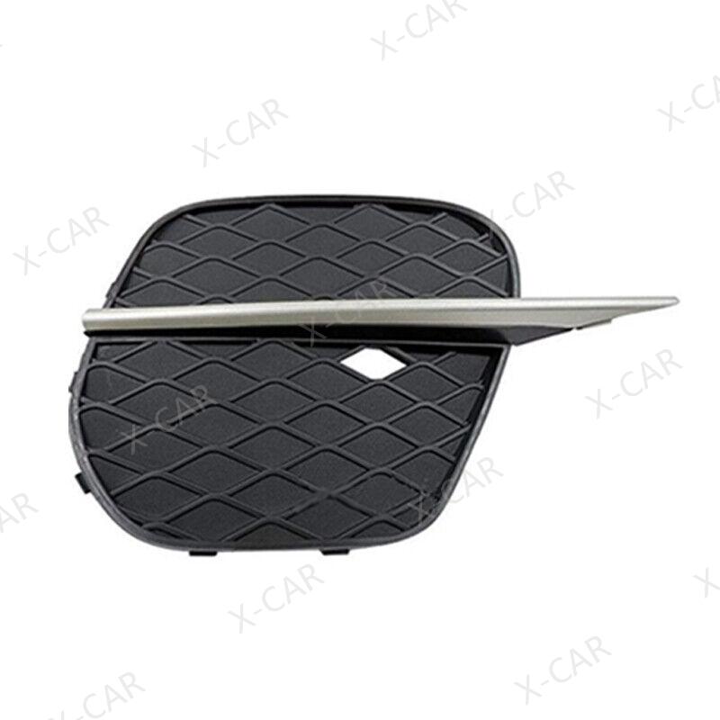 Car Front Bumper Fog Light Foglamp Grille Cover Frame Trim Cap Hood Bezel Lid For BMW X5 E70 2011 2012 2013
