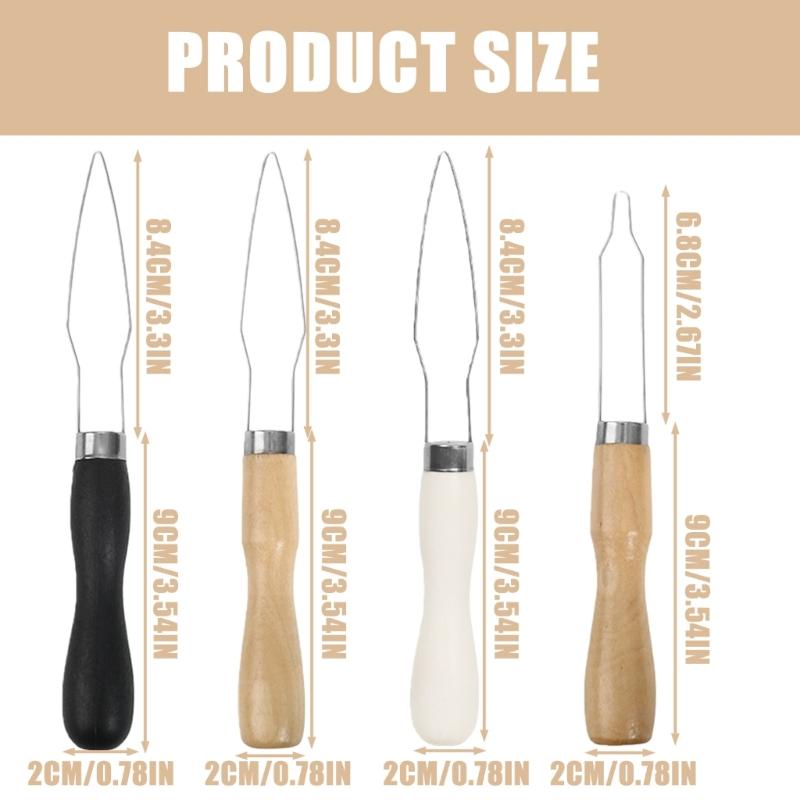 Wood Button Threader Tool For Easy Sewing And Crafting Safe For All Fabrics