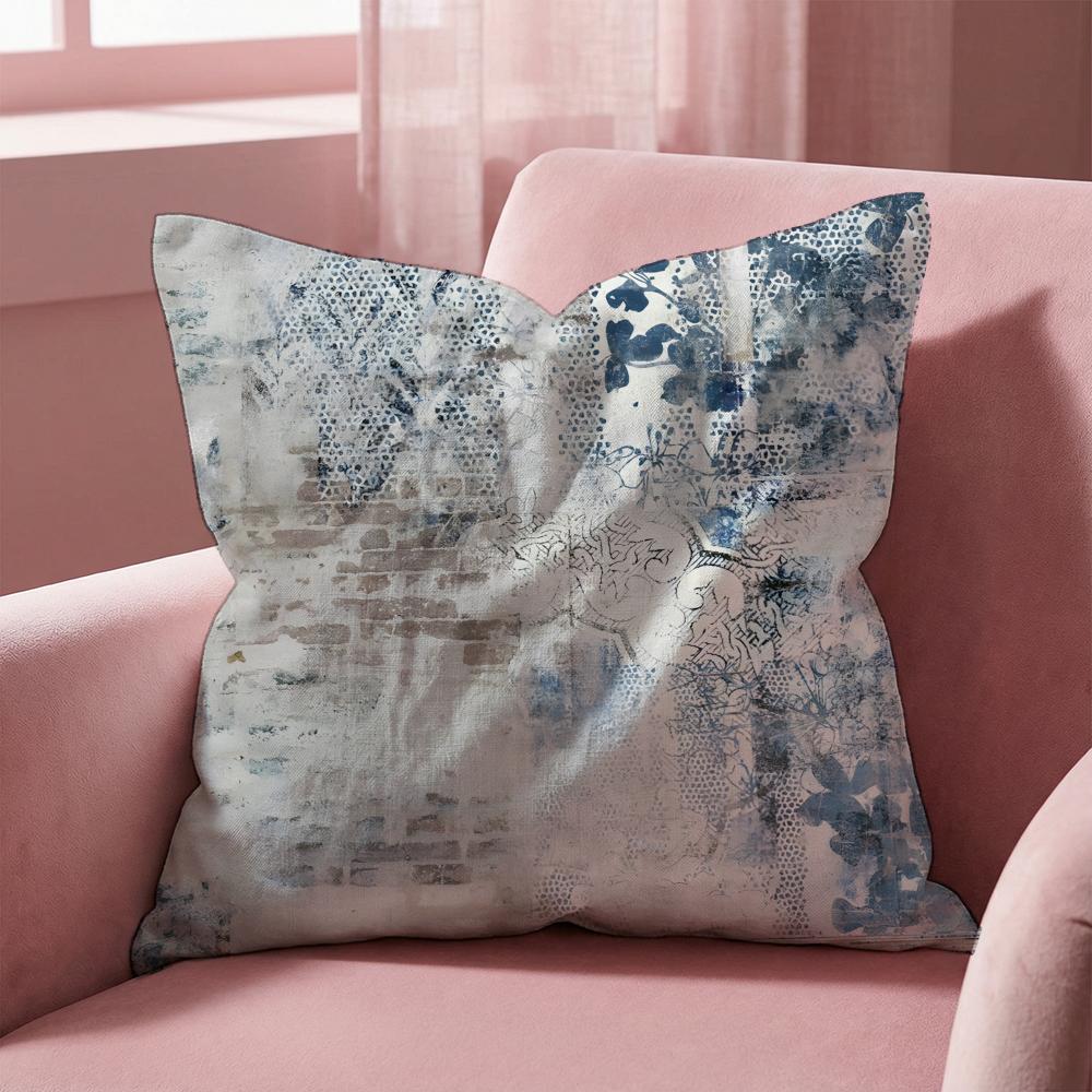 Abstract Texture Cushion Cover MultiScene Pillow Cover for Home Car Reversible Soft Durable for Daily Use