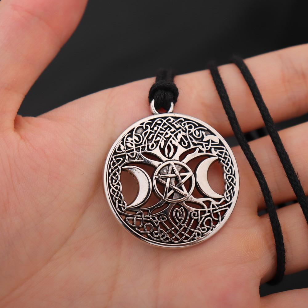 Vintage Nordic Rune Eagle Pendant Charm Men's Necklace Fashion Hip Hop Punk Accessories Jewelry Gift Dropship