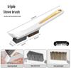 Multifunctional Kitchen Stove Gap Cleaning Brush with Long Handle & Steel Wire for Stain Removal
