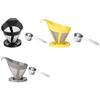Mesh Filters Stainless Steel Coffee Dripper Set with HLB18 Spoon Drip Coffee Funnel Coffee Infuser for Coffee Makers