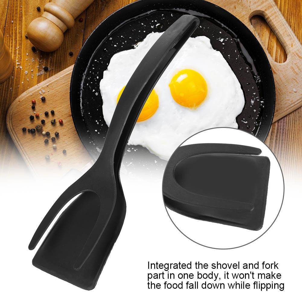 2 in 1 Silicone Spatula Turner Heat resistant NOn Stick Kitchen Utensil NOn Slip Cooking Tool