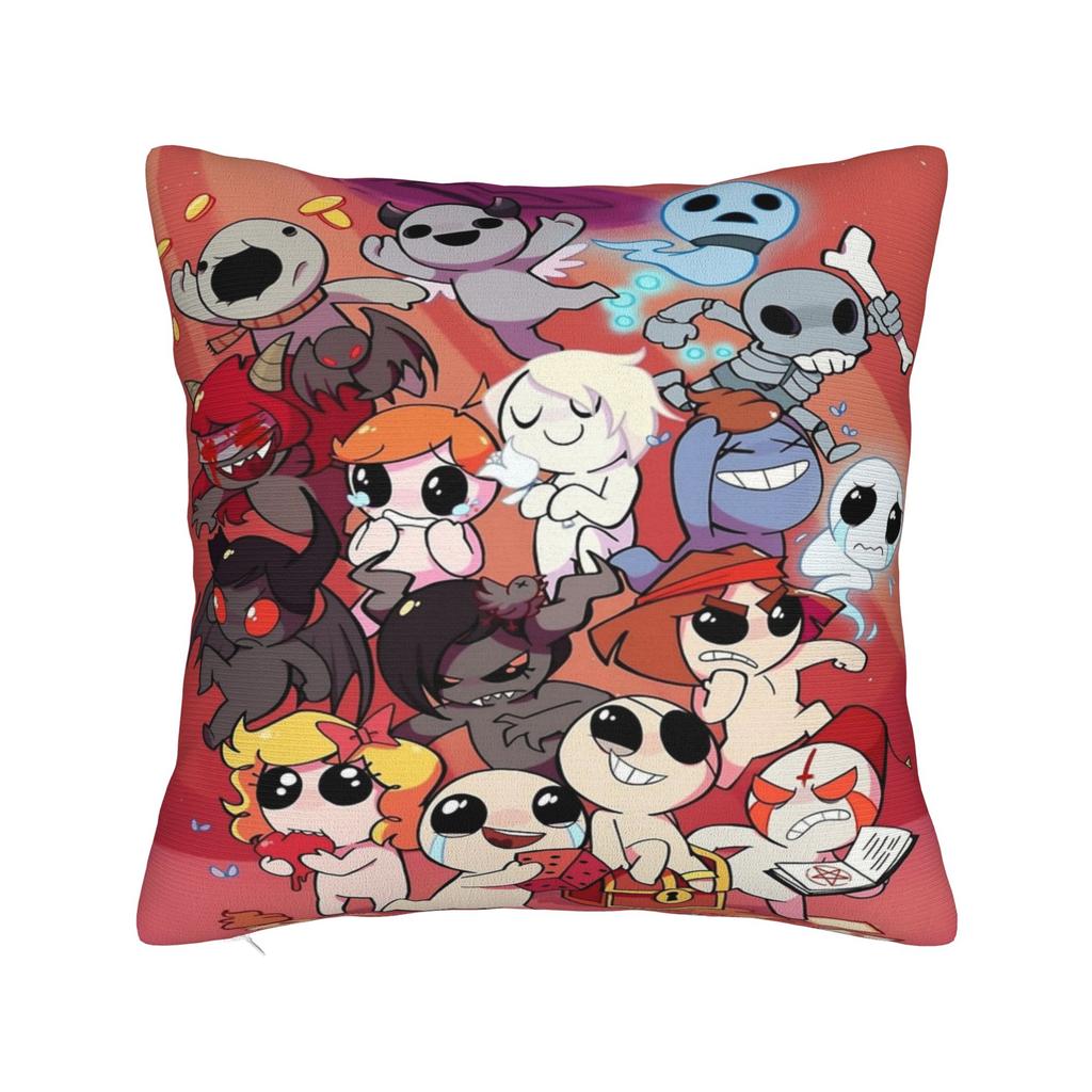 The Binding of Isaac Pillowcases Product Soft Cushion Cover Pillow Covers Car Decor Zipper Multiple Sizes