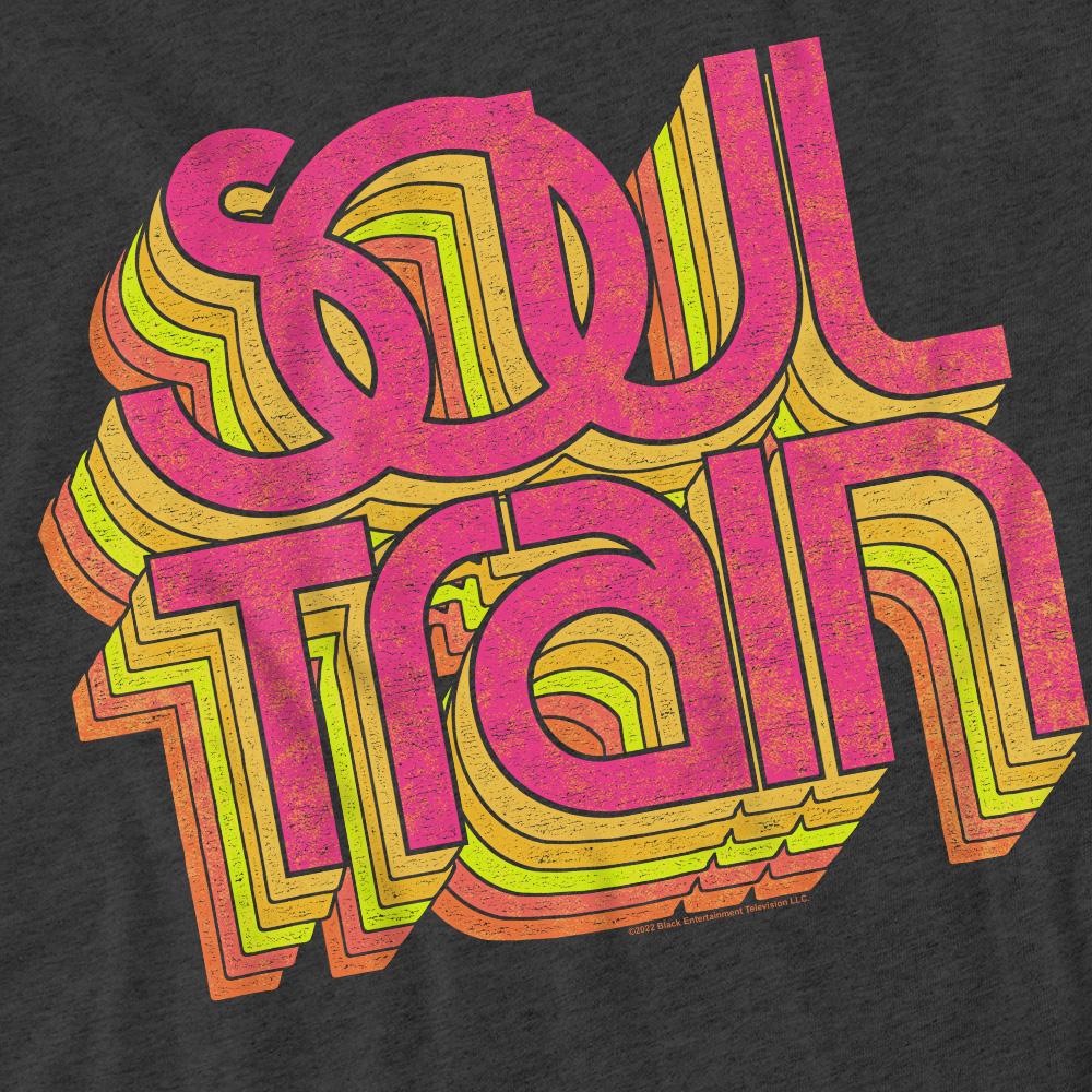 BET Unisex Adult Soul Train Vibing Logo T-Shirt